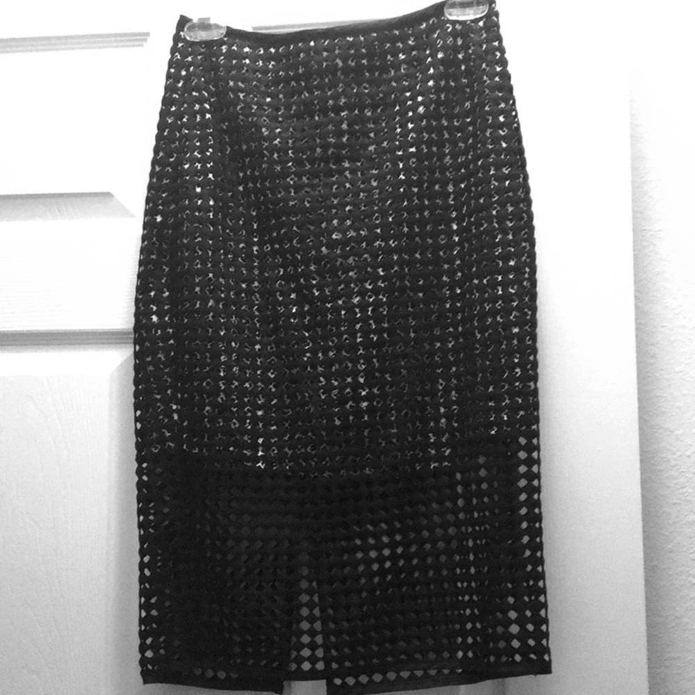 Mesh banana republic skirt